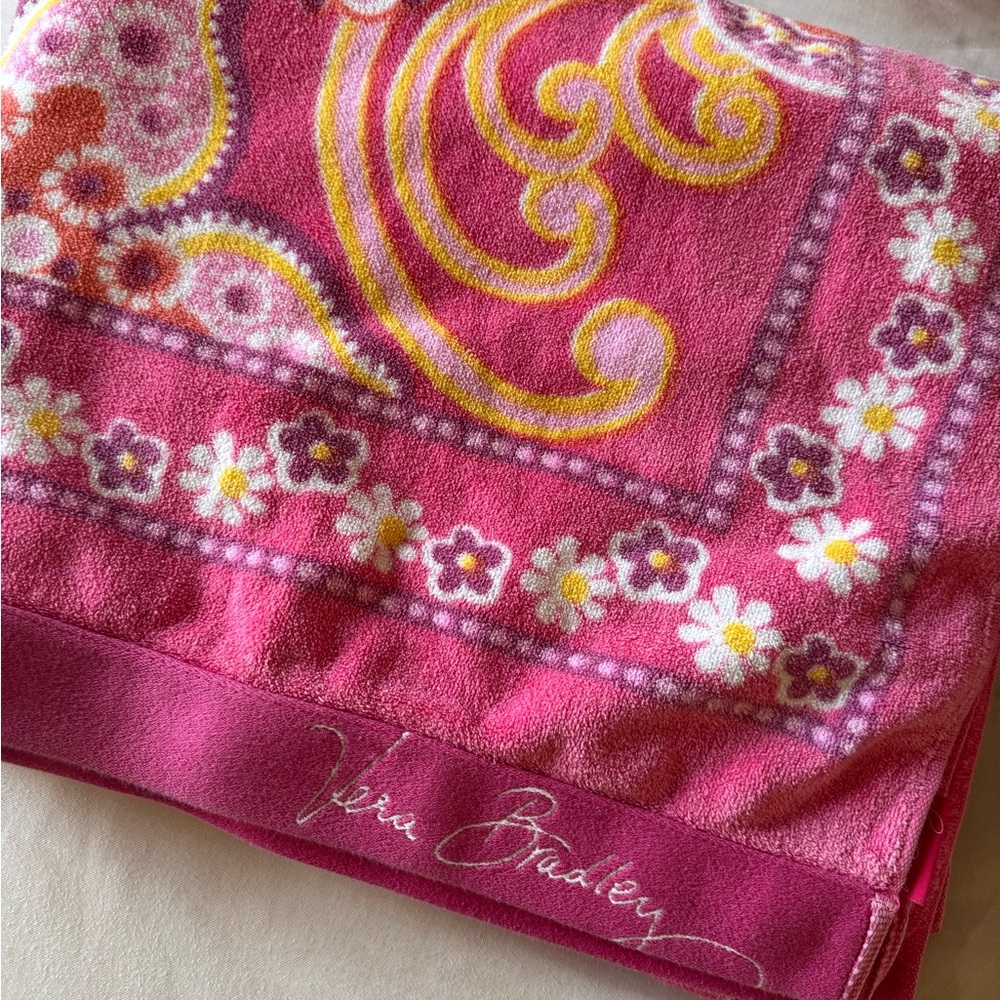 Vera Bradley Pink Floral Towel